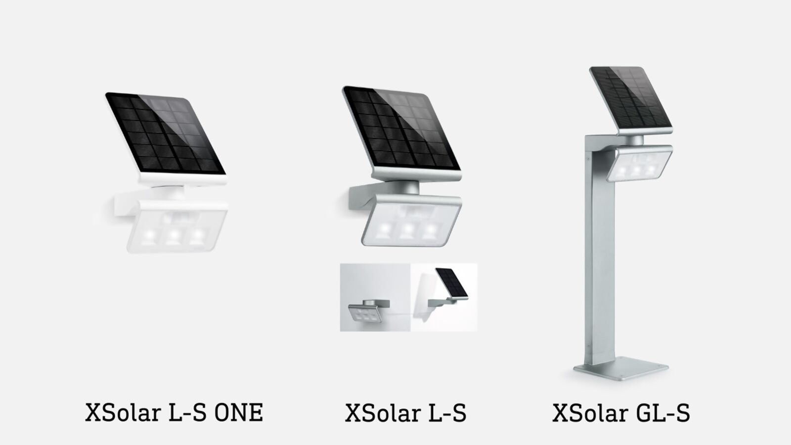 Außenleuchten L-S | XSolar Außenleuchten STEINEL ONE Außenleuchten STEINEL weiß mit | & Bewegungsmelder