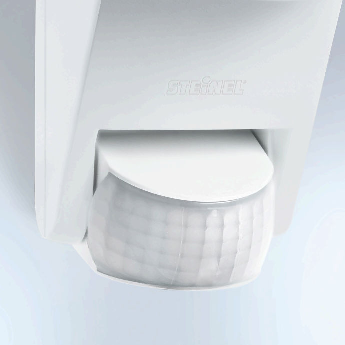 Sensor Switched Outdoor Light In White Wall Lamp With 180° 12 Steinel L585 S 