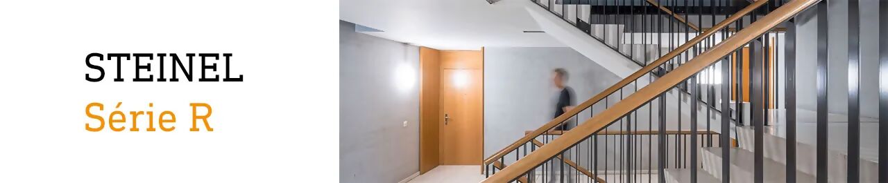 Couloir avec luminaire de la série R de Steinel