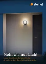 Titelbild des Katalogs für Steinel Außenleuchten