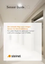 STEINEL Sensor Guide – La via più rapida per trovare il sensore giusto per ogni applicazione.