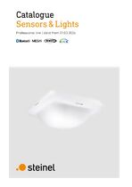 Page de couverture du catalogue Capteurs et luminaires 2026