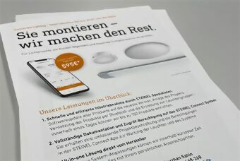 Foto des Inbetriebnahme-Flyers