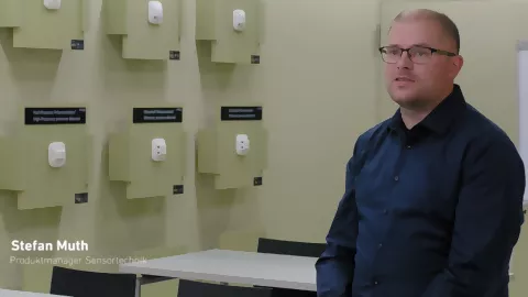 Stefan Muth, Leiter Produktmanagement bei STEINEL im Akademieraum