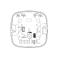  IR Quattro 8m COM2 - Concealed wiring