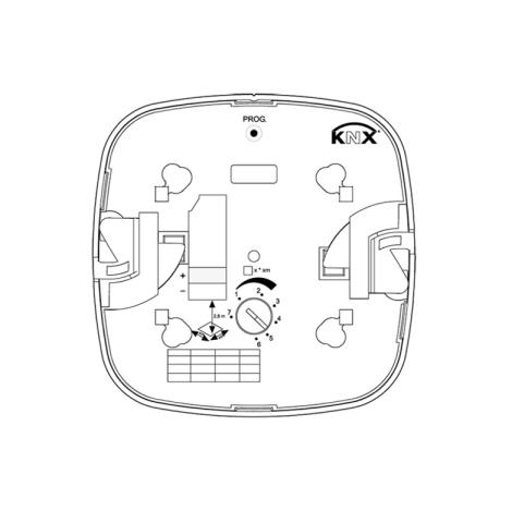  Dual HF KNX - in-ceiling installation