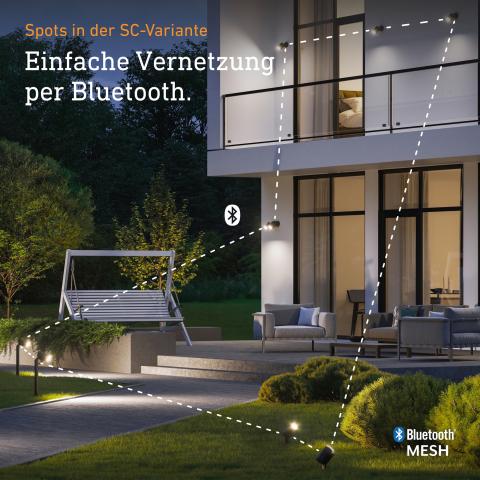 STEINEL Spot Way SC mit Bewegungsmelder & Bluetooth