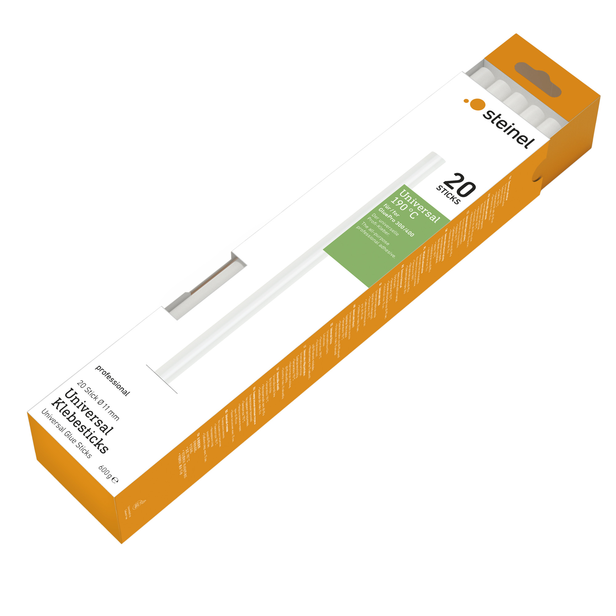 STEINEL G200C Clear Glue Sticks, 1 in. D x 12 in. L, 110049649 at