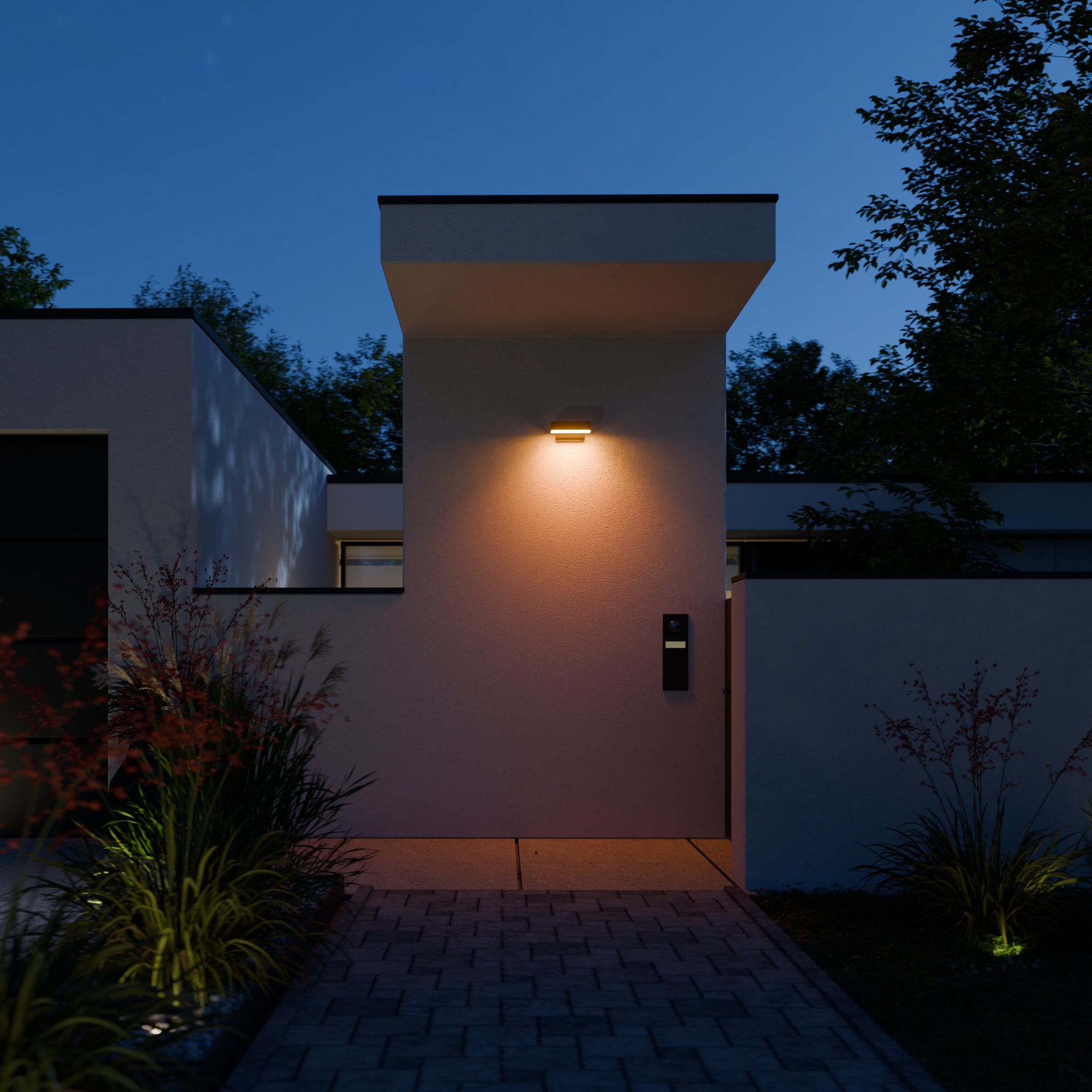 Wand- und Deckenleuchten L 800 SC Amber Light anthrazit