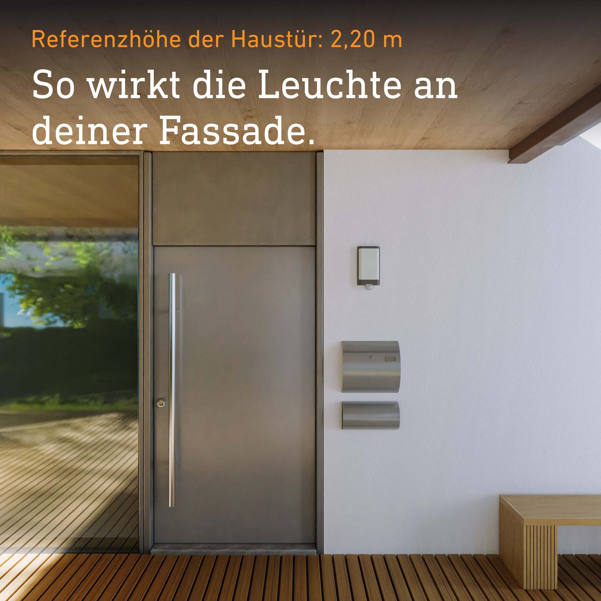 Außenleuchten L 240 S anthrazit
